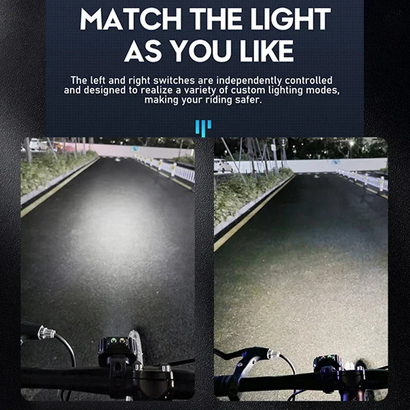 Q6 Bicycle Light Super Bright Cycling Lamp USB