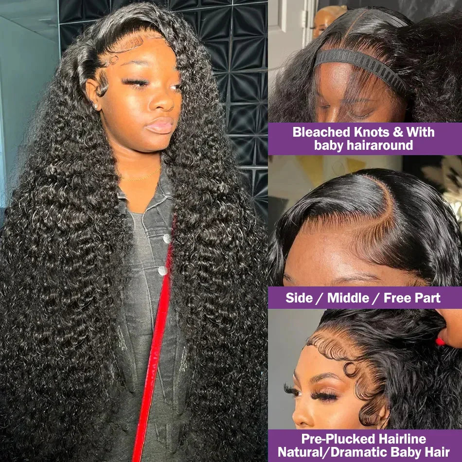 250% Loose Deep Wave 13x6 HD Lace Frontal