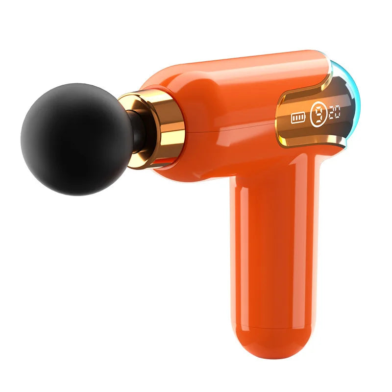 LCD Mini Fascia Gun Portable Electric Neck Membrane