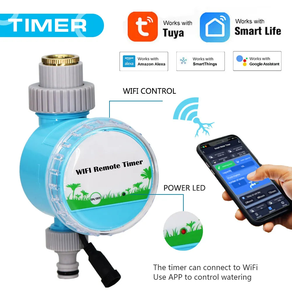 WiFi Wireless Garden Water Timer Smart Phone Remote