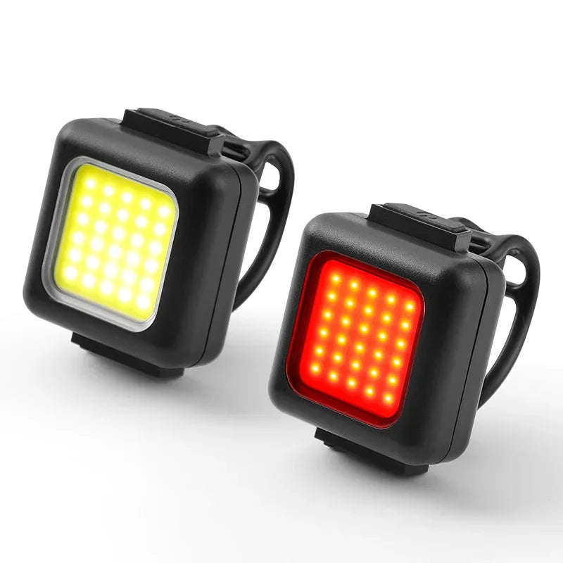 1 Set Bicycle Headlight Taillight Mini Mountain Bike
