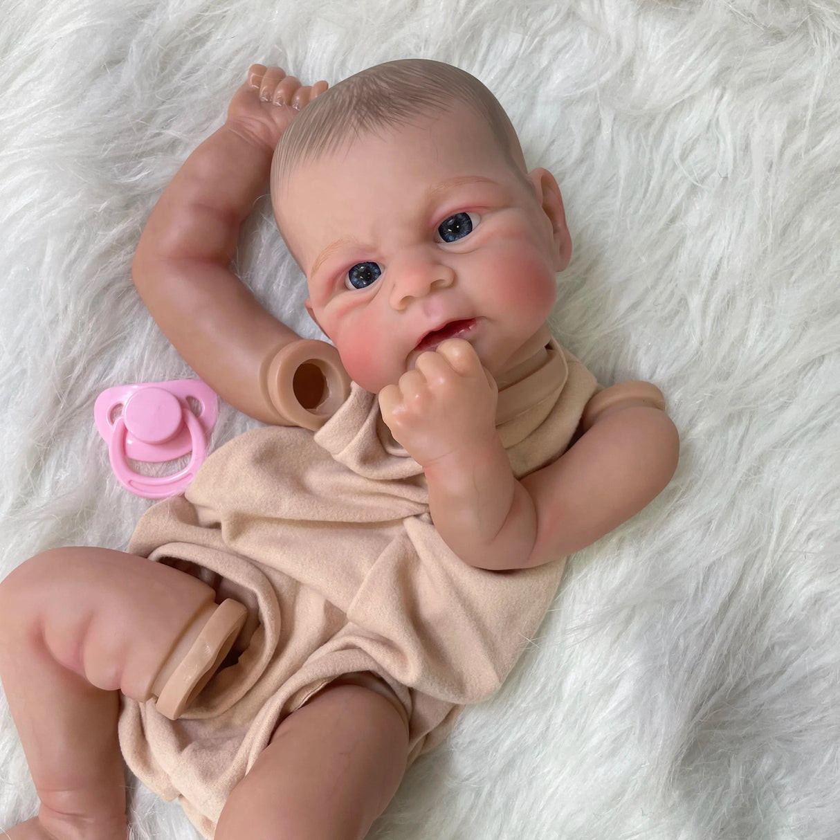 18inch Already Painted Reborn Doll Parts Elijah Lifelike