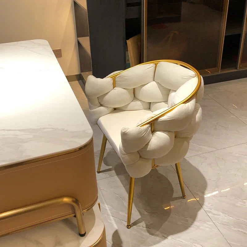 Nordic living room armchairs luxury design Single velvet