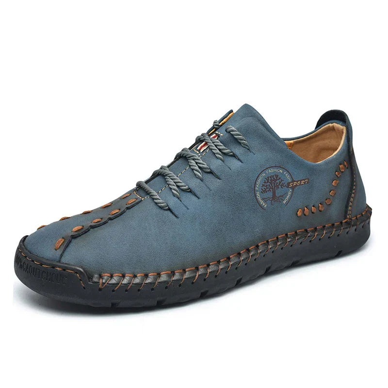 Handmade Leather Casual Men Shoes Design Sneakers Men