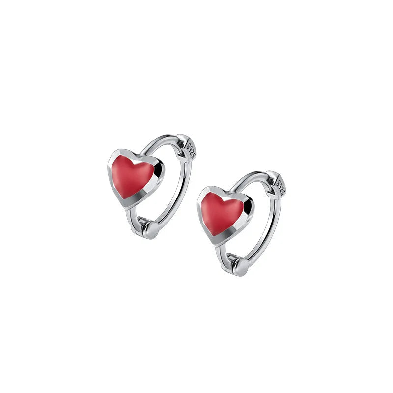WOOZU 925 Sterling Silver INS Minimalism Sweet Love