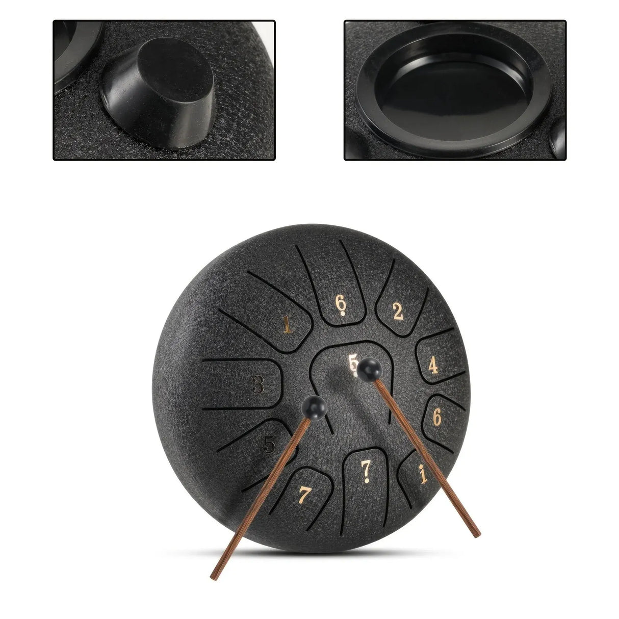 Miwayer Steel Tongue Drum 6 Inch 11 Notes