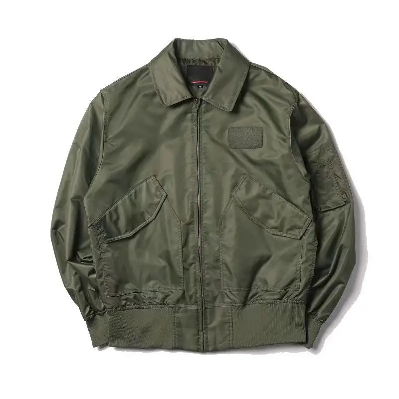 Men Flight Jacket Autumn Quality American Military Uniform