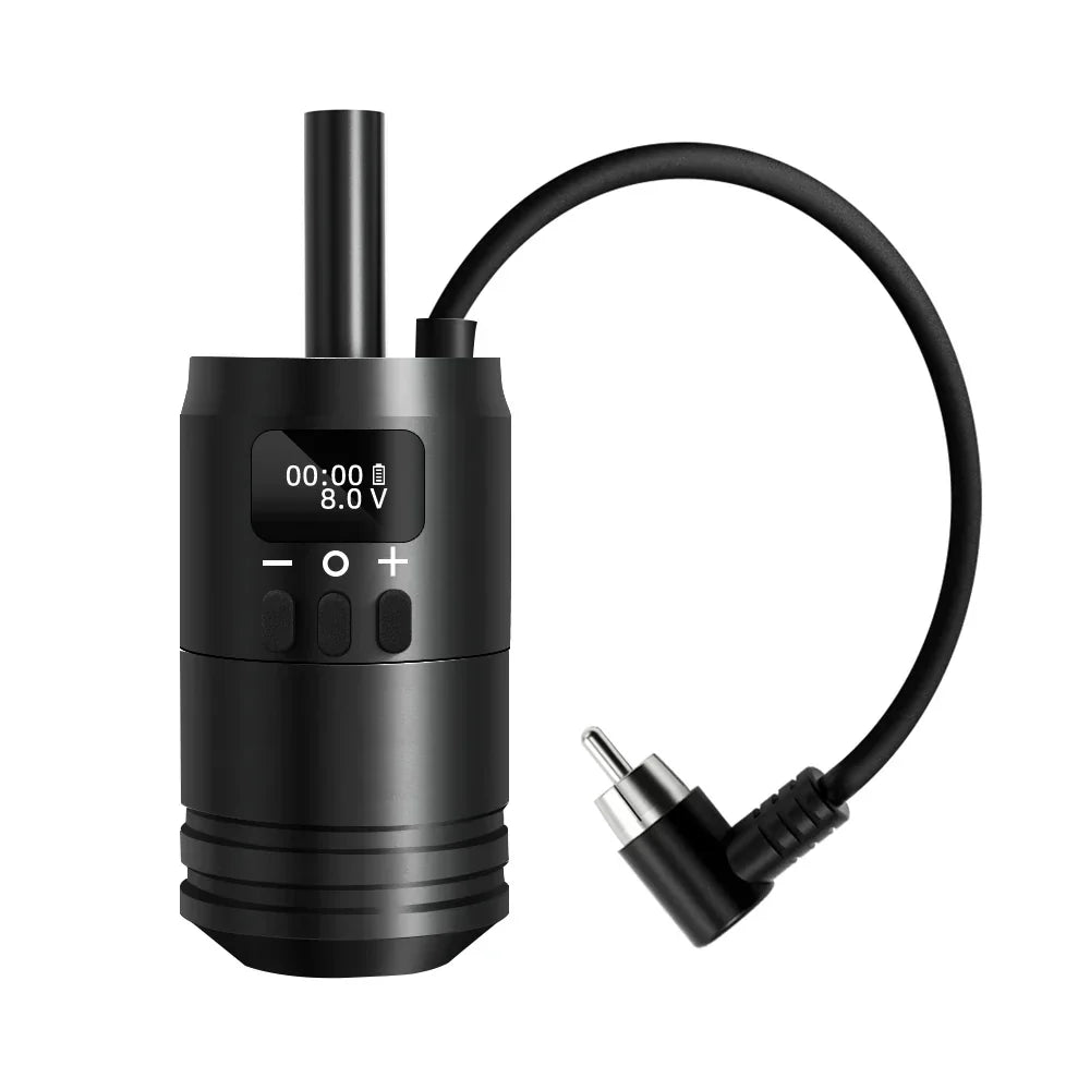 Wireless Tattoo Battery Grip Power 1600mAh RCA Interface
