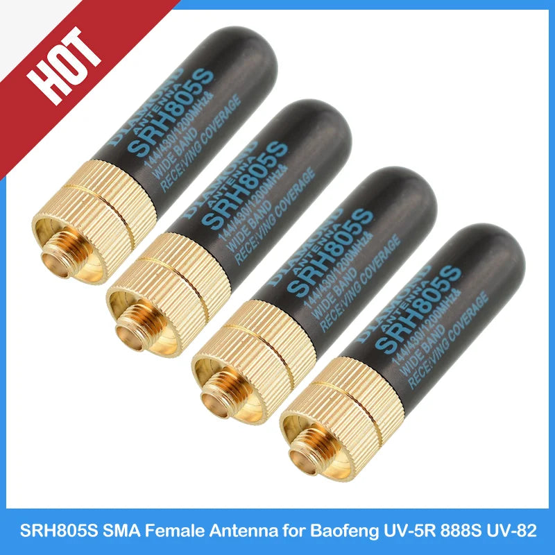 Baofeng SRH805S SMA-F Female Dual Band Antenna for