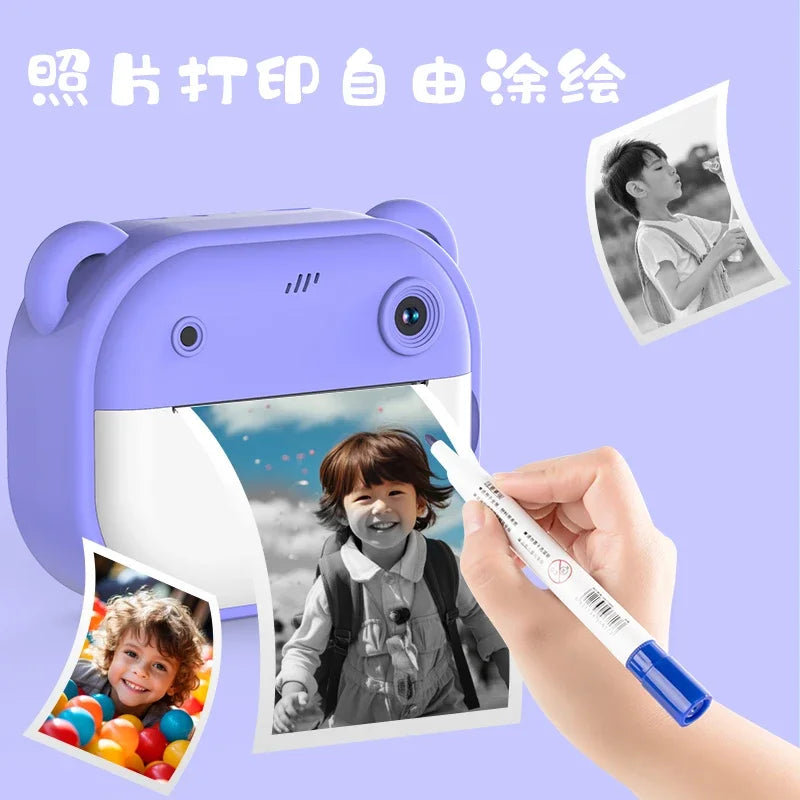 Children Digital Camera Instant Print for Kids Thermal