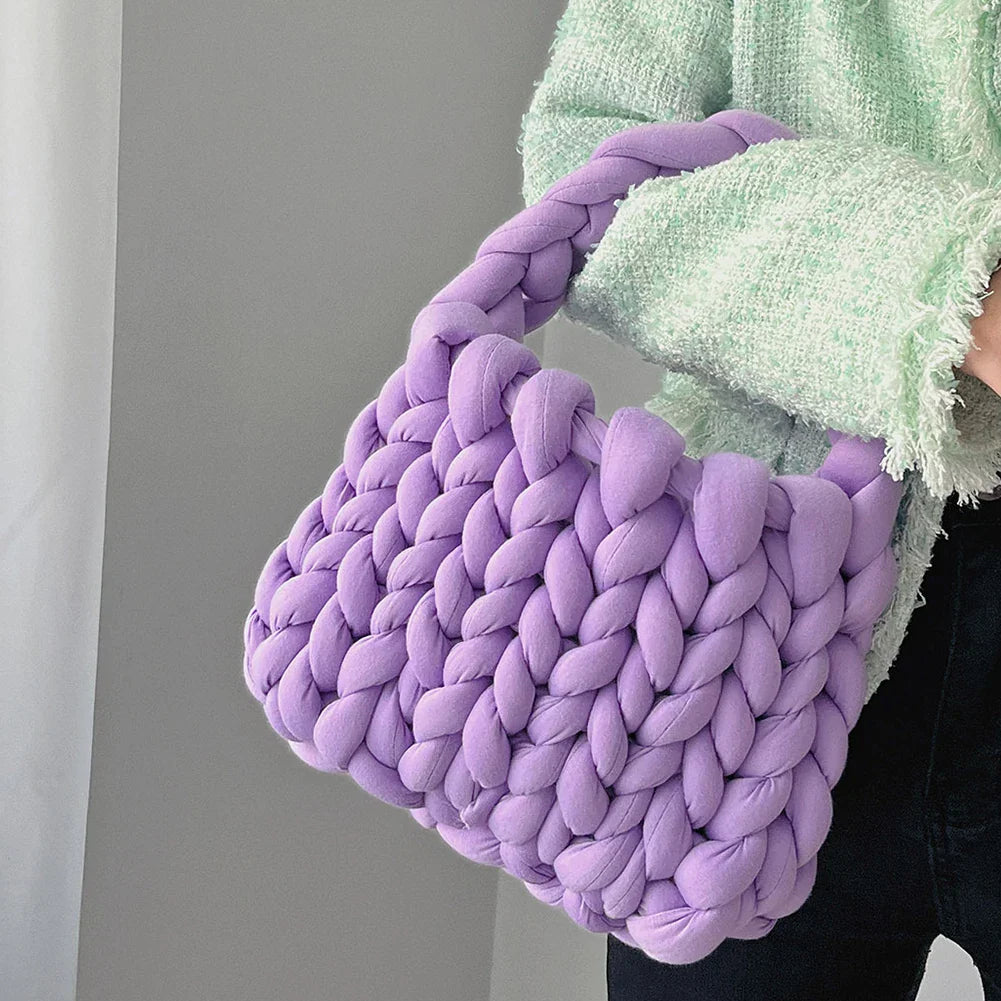 Ladies Casual Bag Handwoven Shopping Bag Icelandic Wool