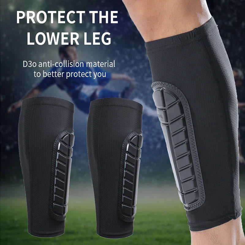 Sports Football Shin Guards Compression soccer Sleeves Honeycomb
