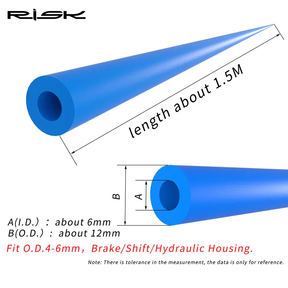 RISK 1.5m Bike Frame Internal Housing Damper 6mm