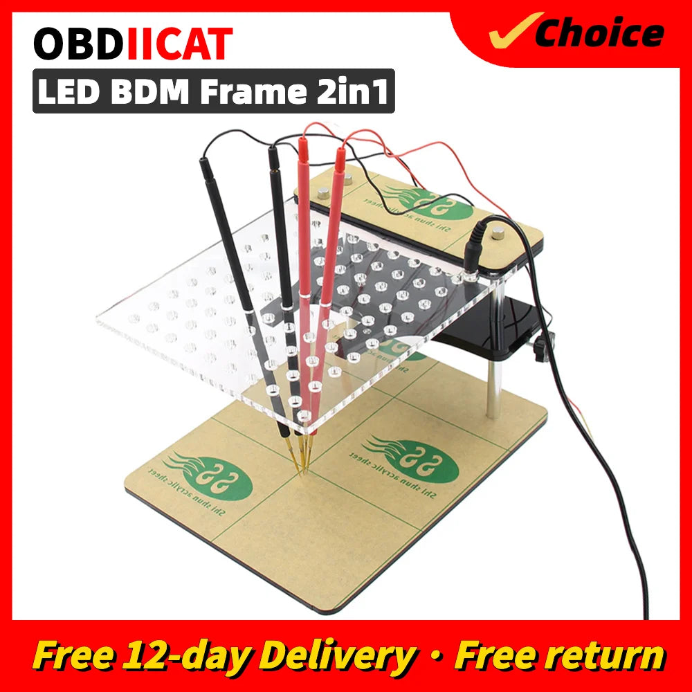 New LED BDM FRAME 2in1 With Full Adapters
