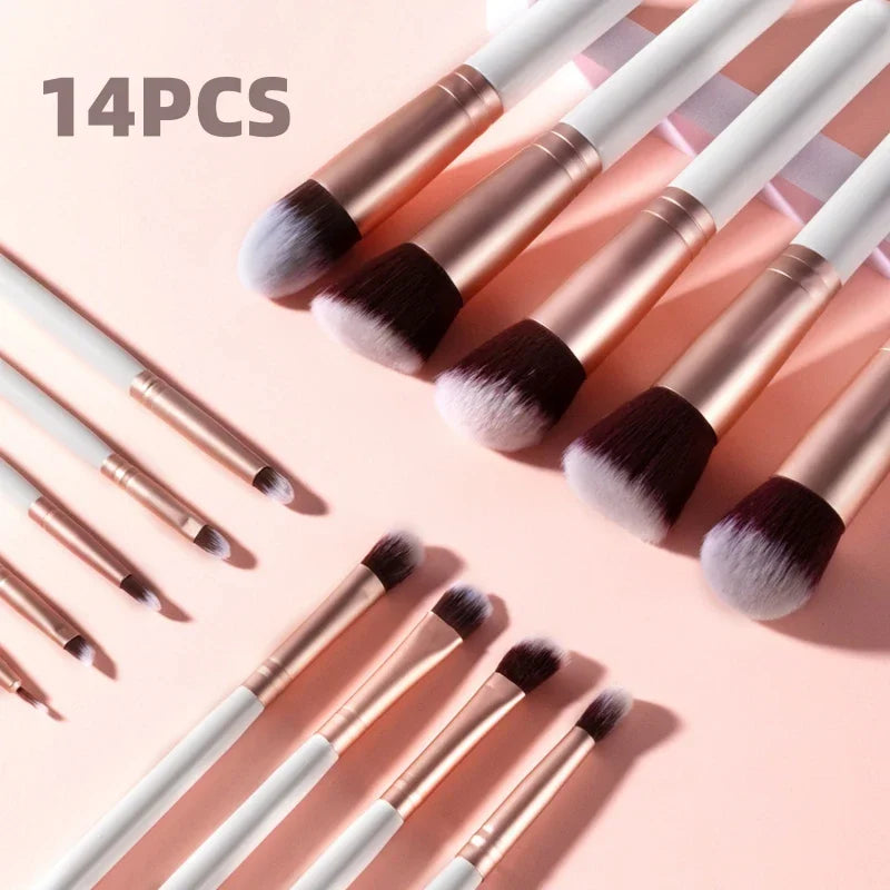 14 PCS Makeup Brushes Set Eye Shadow Foundation
