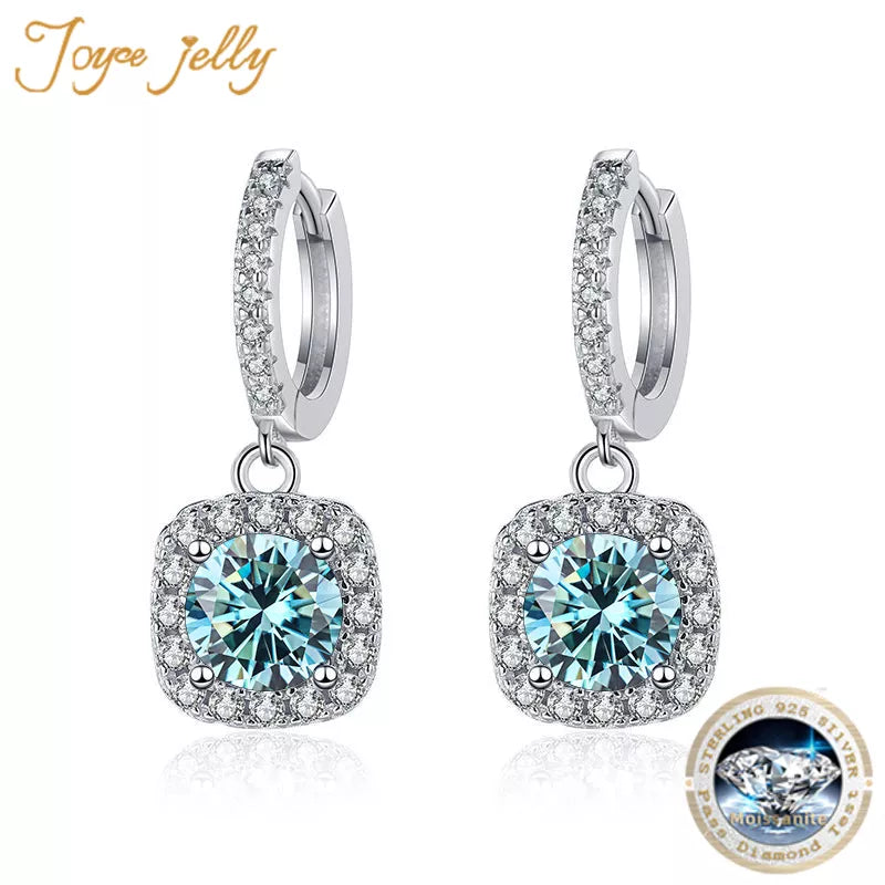 JoyceJelly Luxury Solid Silver 925 Jewelry 1ct D