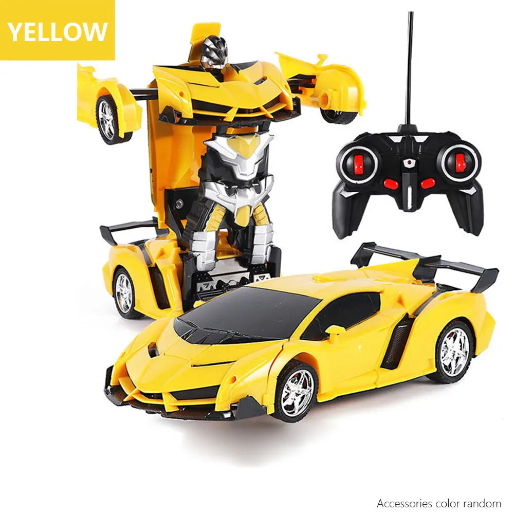 RC Car Transformation Robots Sports Vehicle Model Drift