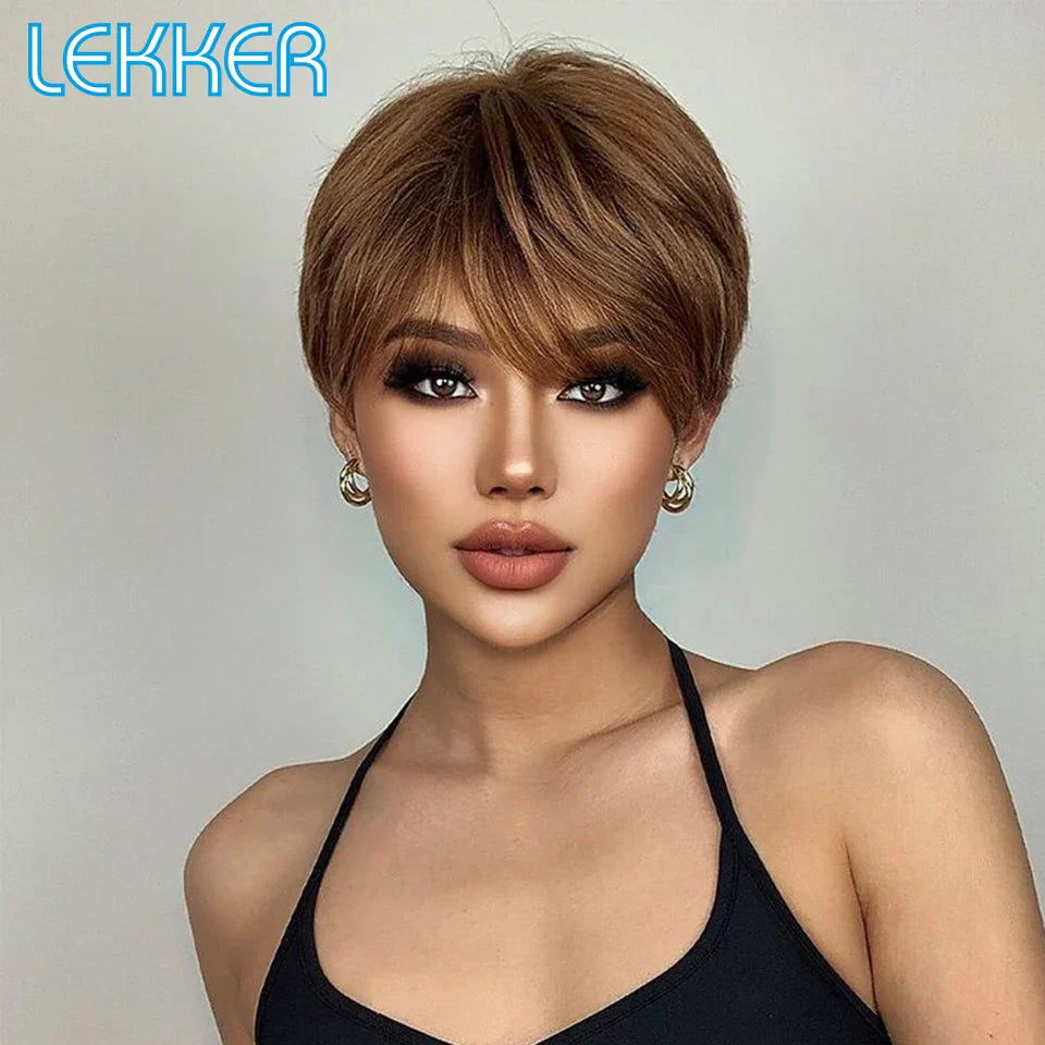 Lekker Wear and Go Golden Blonde Straight Short