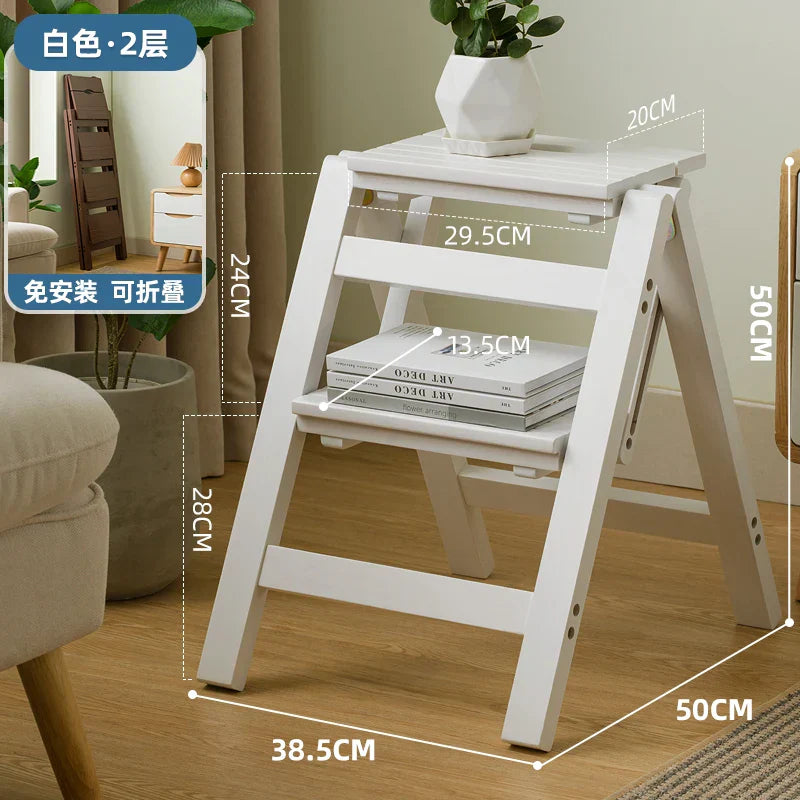 Platforms Telescoping Step Stools Foldable Attic Bar Portable