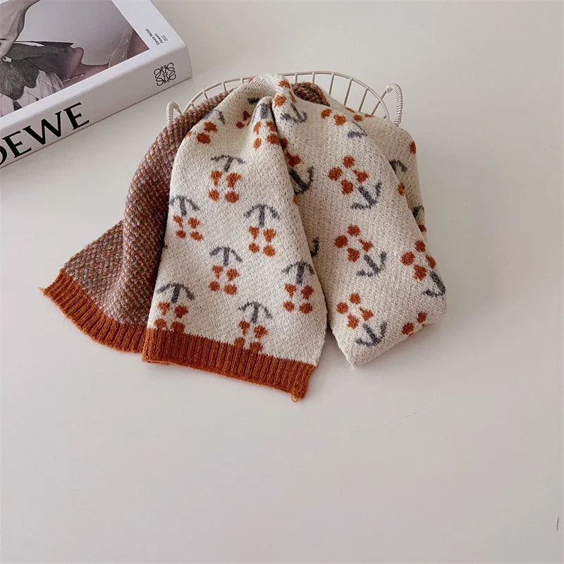 deer jonmi Korean Style New Winter Children Knitted