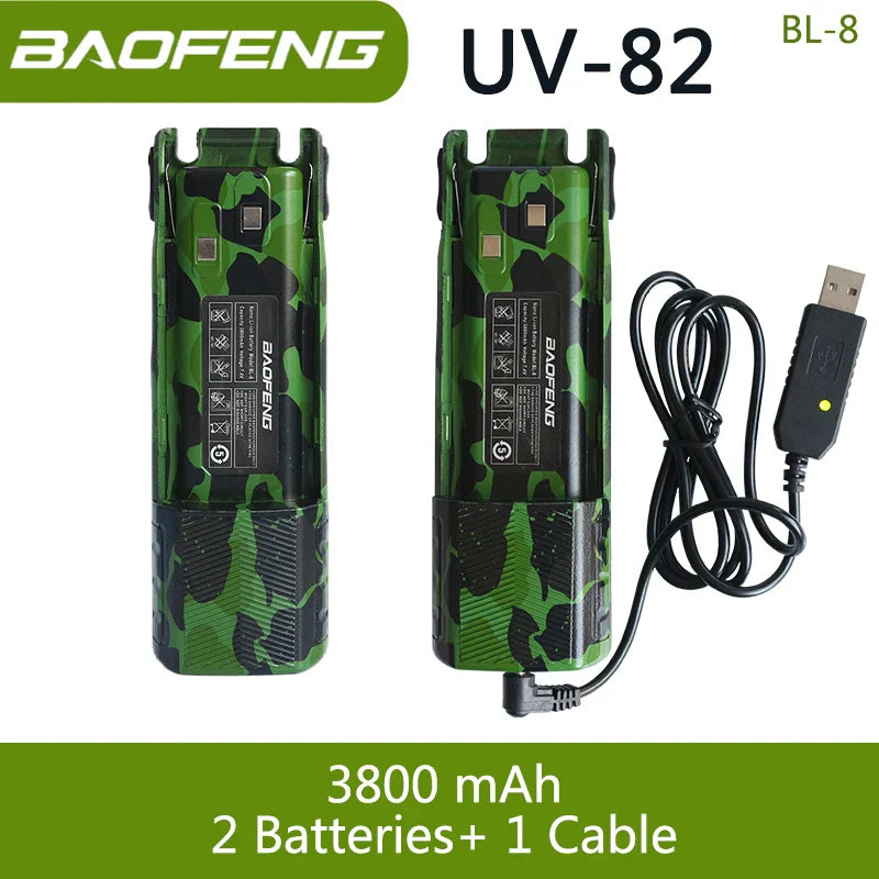 Baofeng UV 82 BL-8 Battery Walkie Talkie Ham