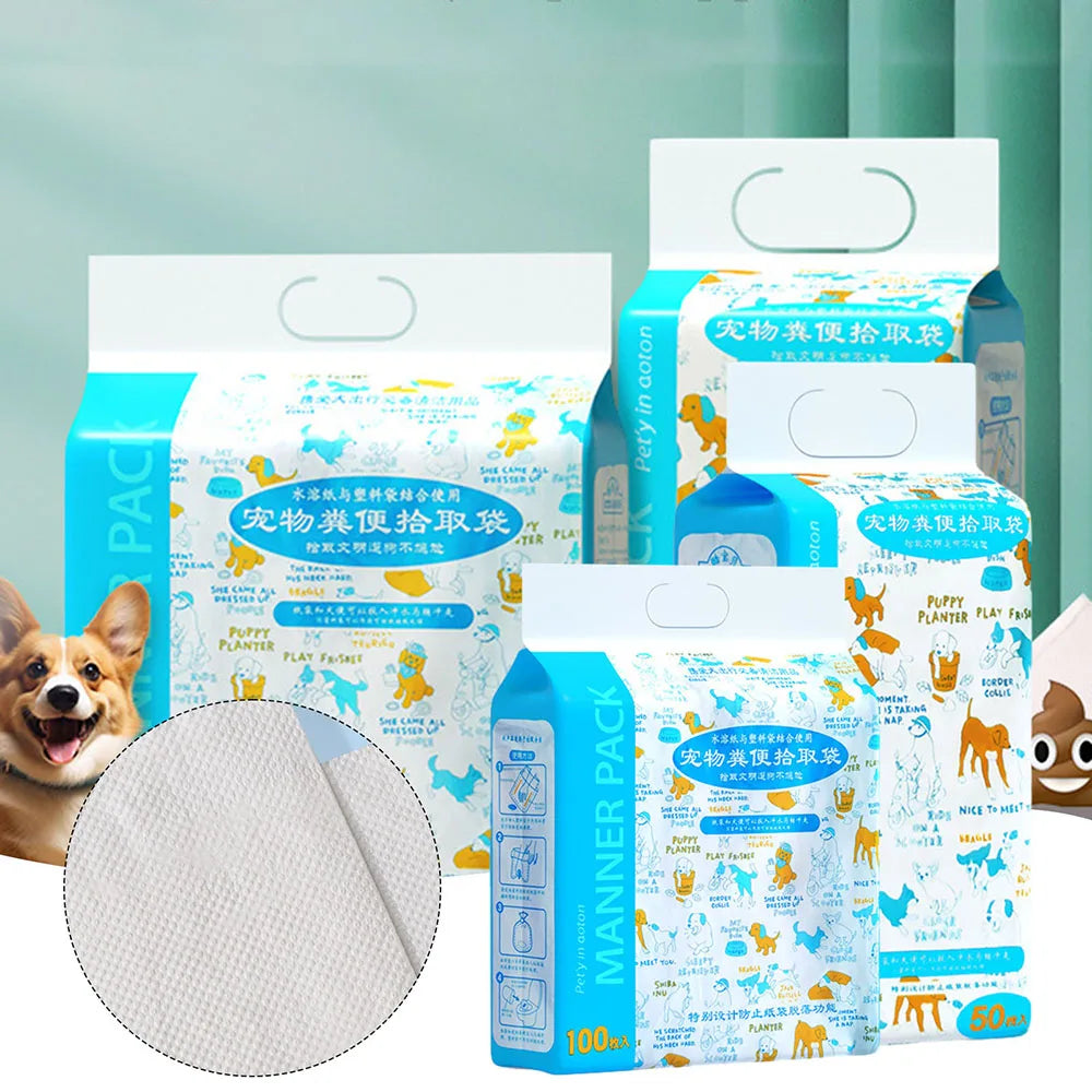 Mini Pet Waste Bags Disposable Dog Poop Bag