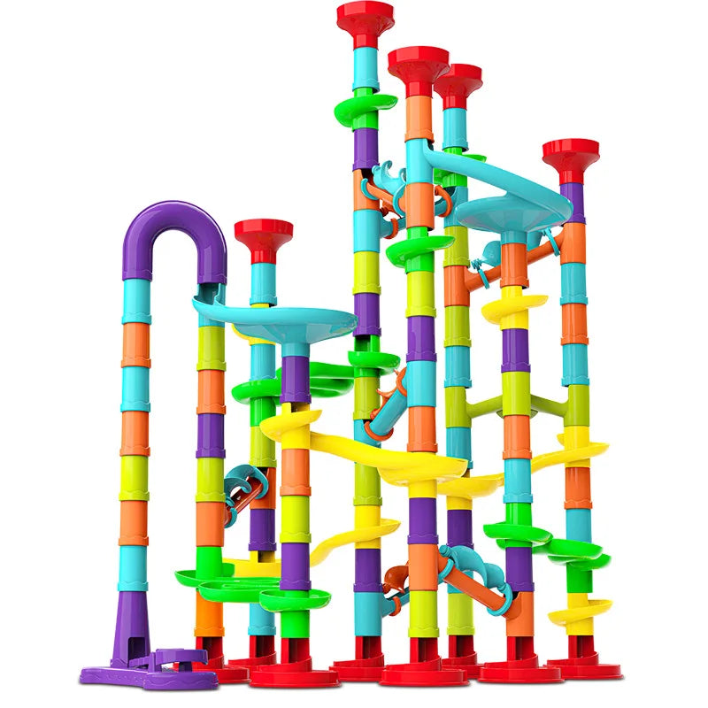 Marble Run Race Track Building Blocks Kids 3D