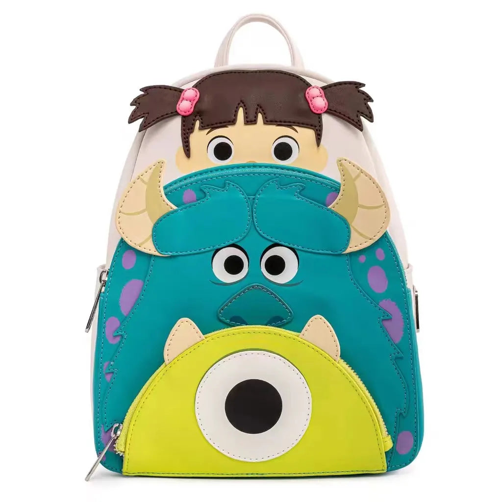 Disney Monsters University Pu Leather Panel Women's Backpack