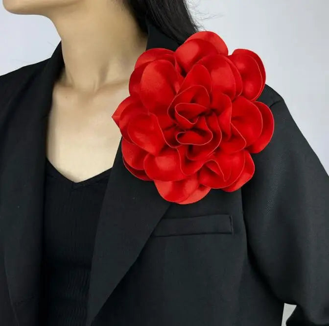 19cm Large Flower Brooch Clip Handmade Clothing Accessory