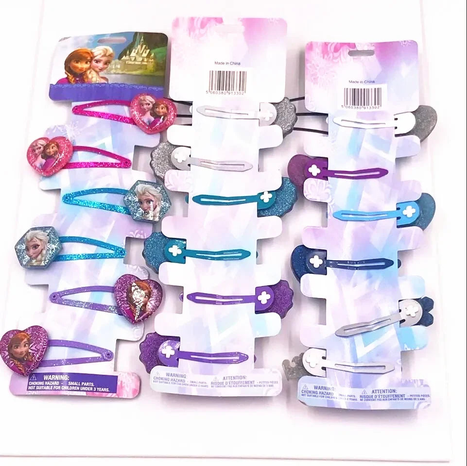 6PCS/Lot Hair Accessories Princess Elsa Anna Elastic Hair