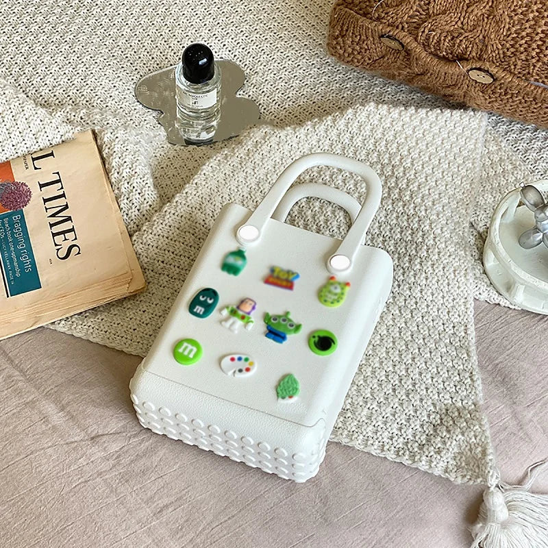 Women's Cartoon Pattern Handbags Waterproof EVA Handmade DIY