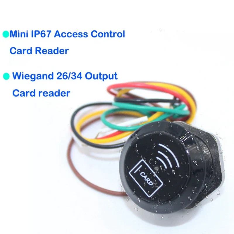 IP68 Waterproof 13.56Mhz IC Card Reader Wiegand26/34 Card