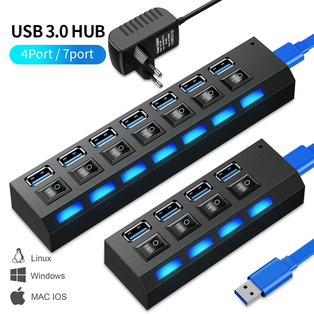 Usb Hub 3 0 Hub USB 3.0 Adapter