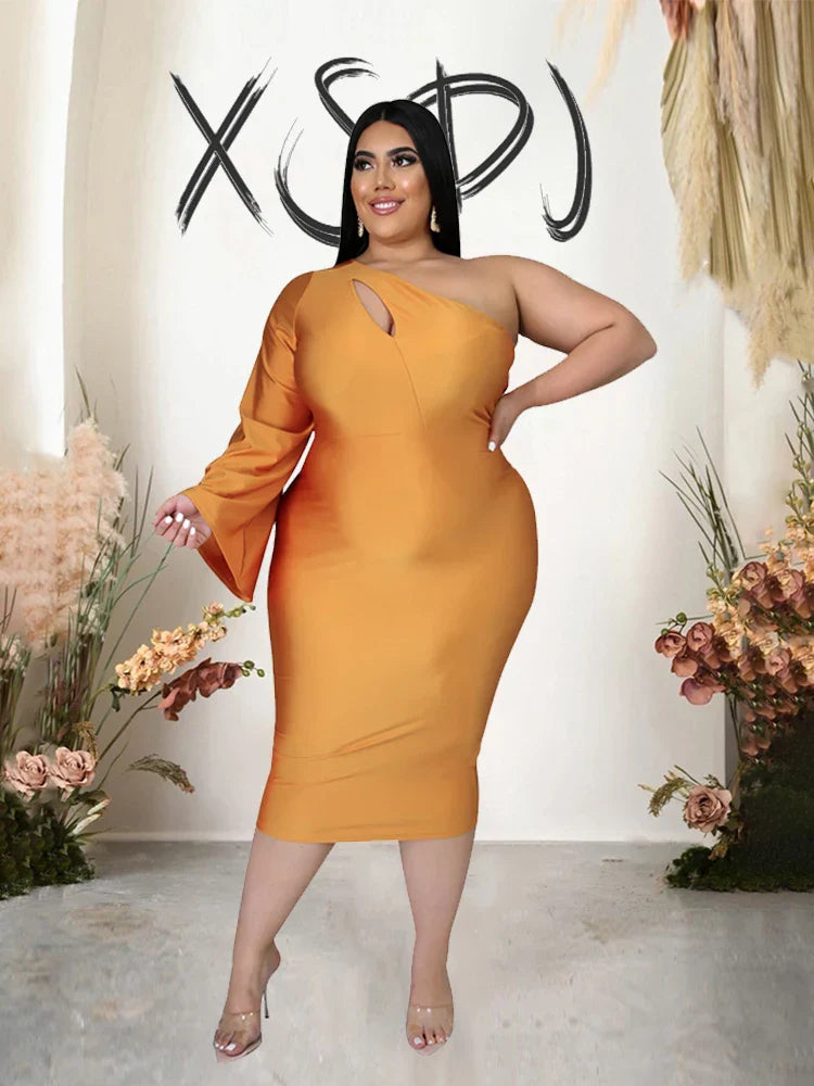 Sexy Dress Women Plus Size Party Elegant One