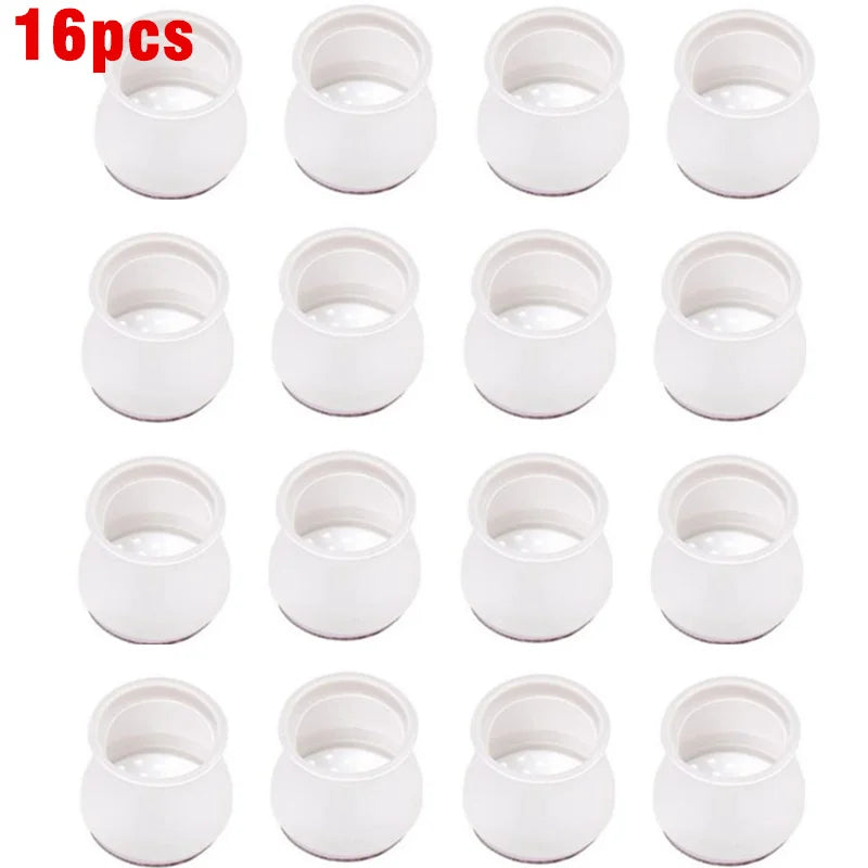 Upgraded 8/16pcs Furniture Silicone Protection Cover with Felt