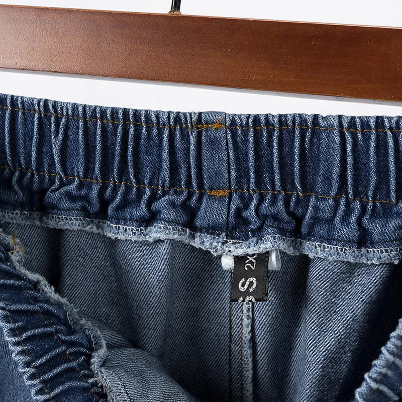 Mini Denim Skirt Plus Size Women Clothing Slim