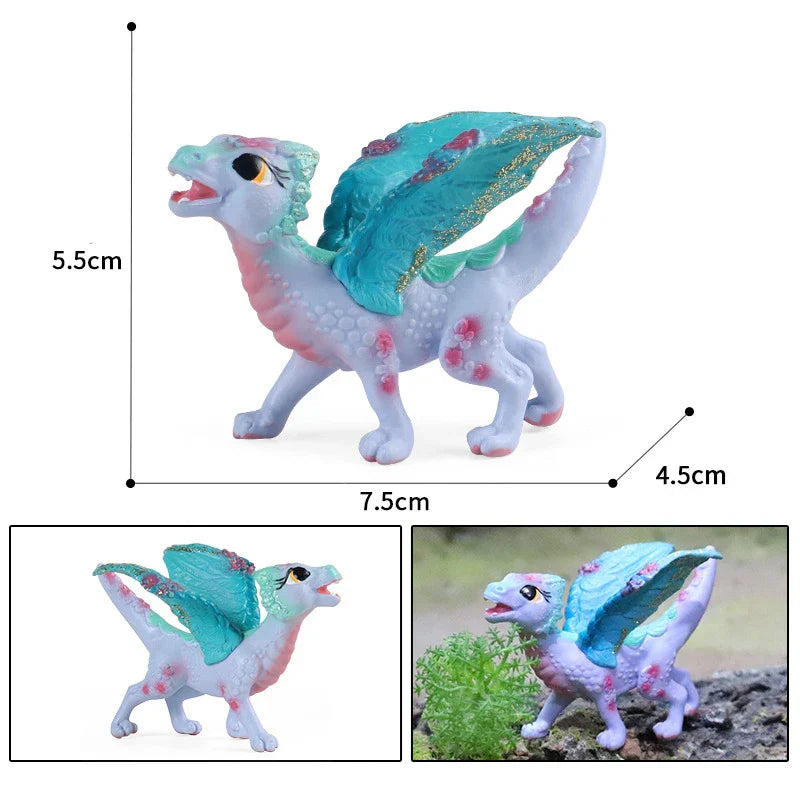New Mythical Animal model dragon figurines ice devil