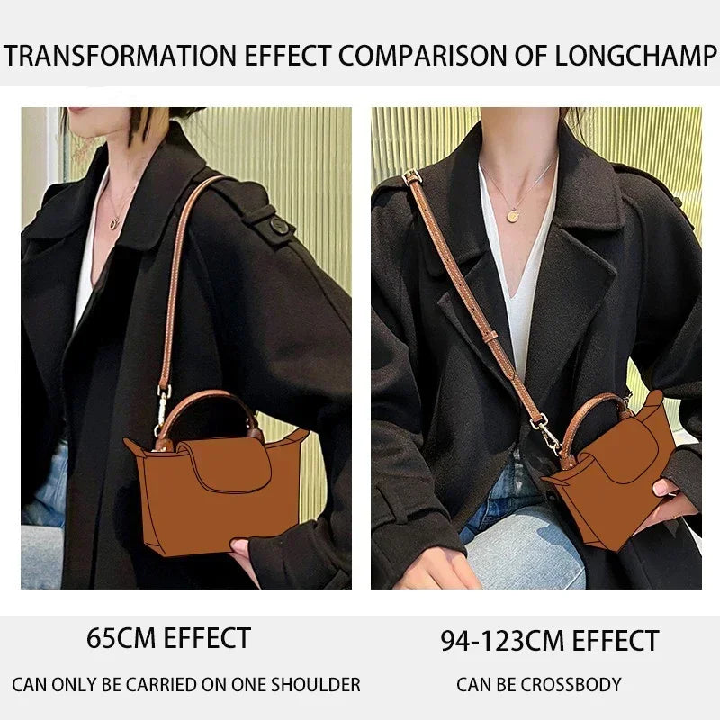 3Pcs Bag Transformation Accessories for Longchamp Mini Bag