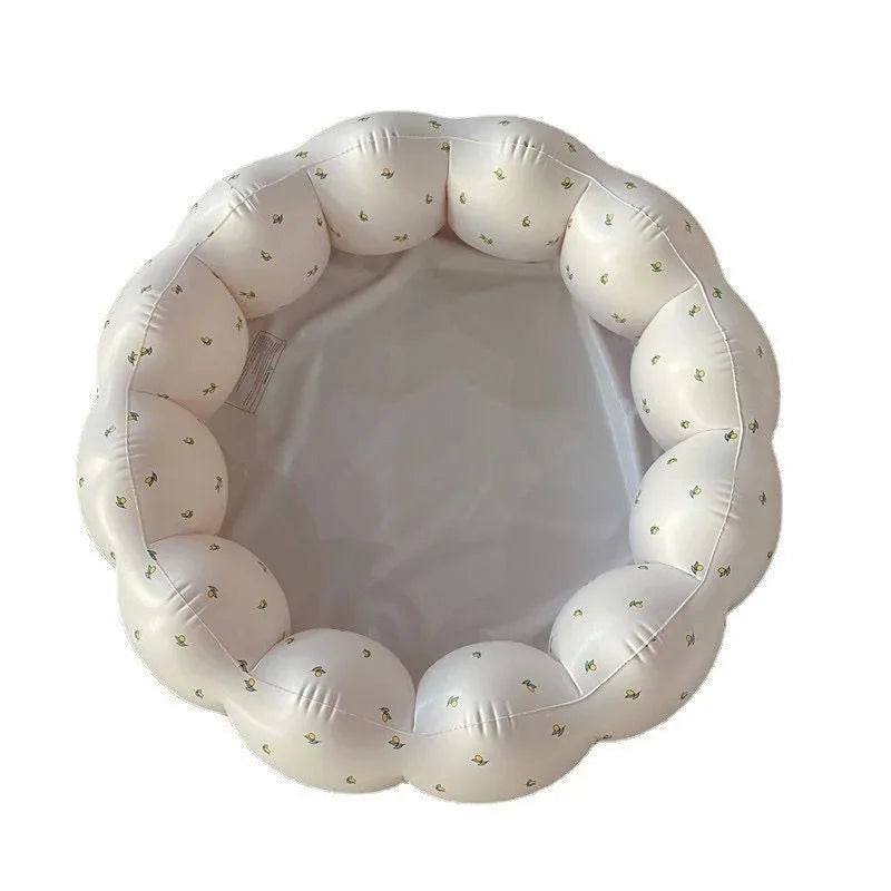 Baby Inflatable Tub Cute Print Petal Pool Baby