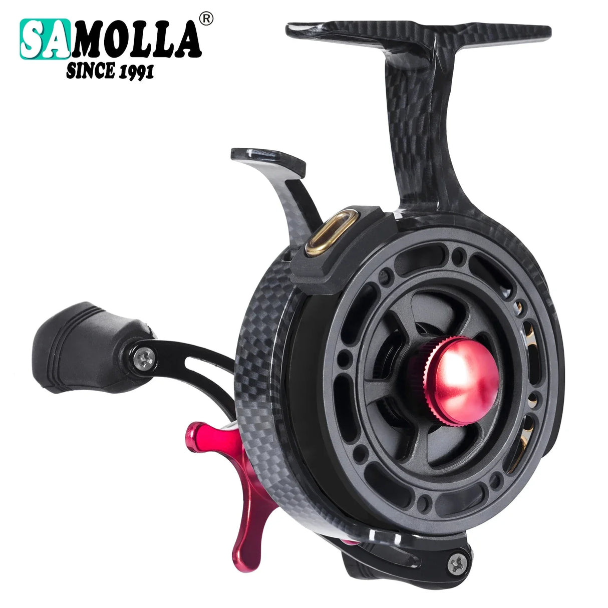 SAMOLLA New Ice Fishing Reels Winter Coil High-foot