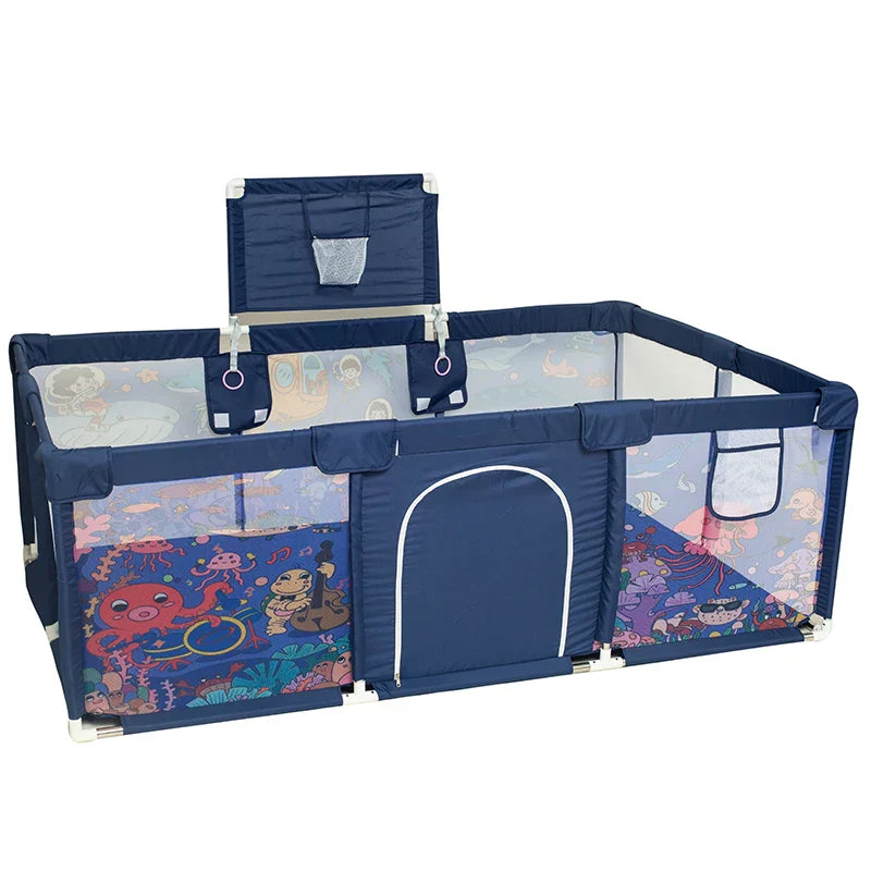 Cartoon Pattern Playpen Children Baby Safety Barriers Fence