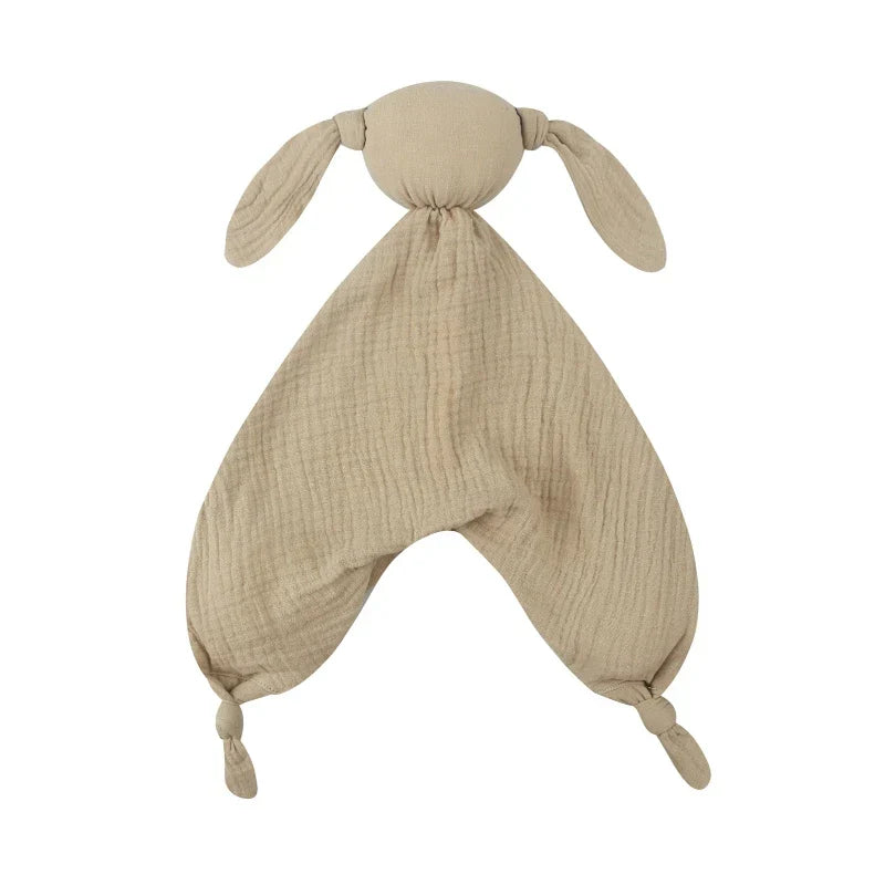 Pure Cotton Muslin Baby Bib Cute Goose Sleeping