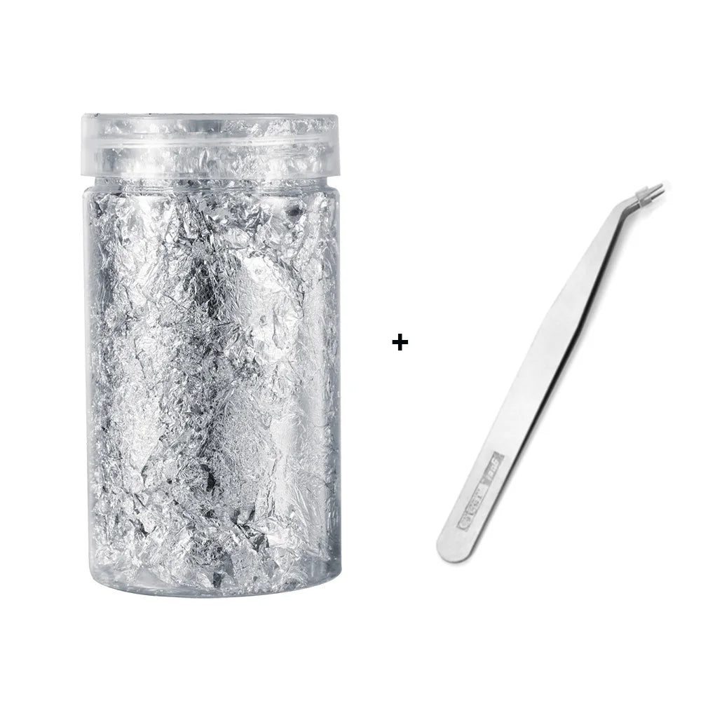 1box Gold Leaf Flakes Sequins Glitters Epoxy Resin