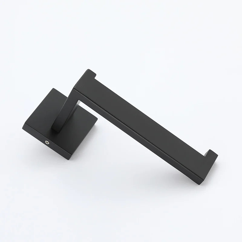 Bathroom Hardware Set Accessories Matt Black Shelf Robe