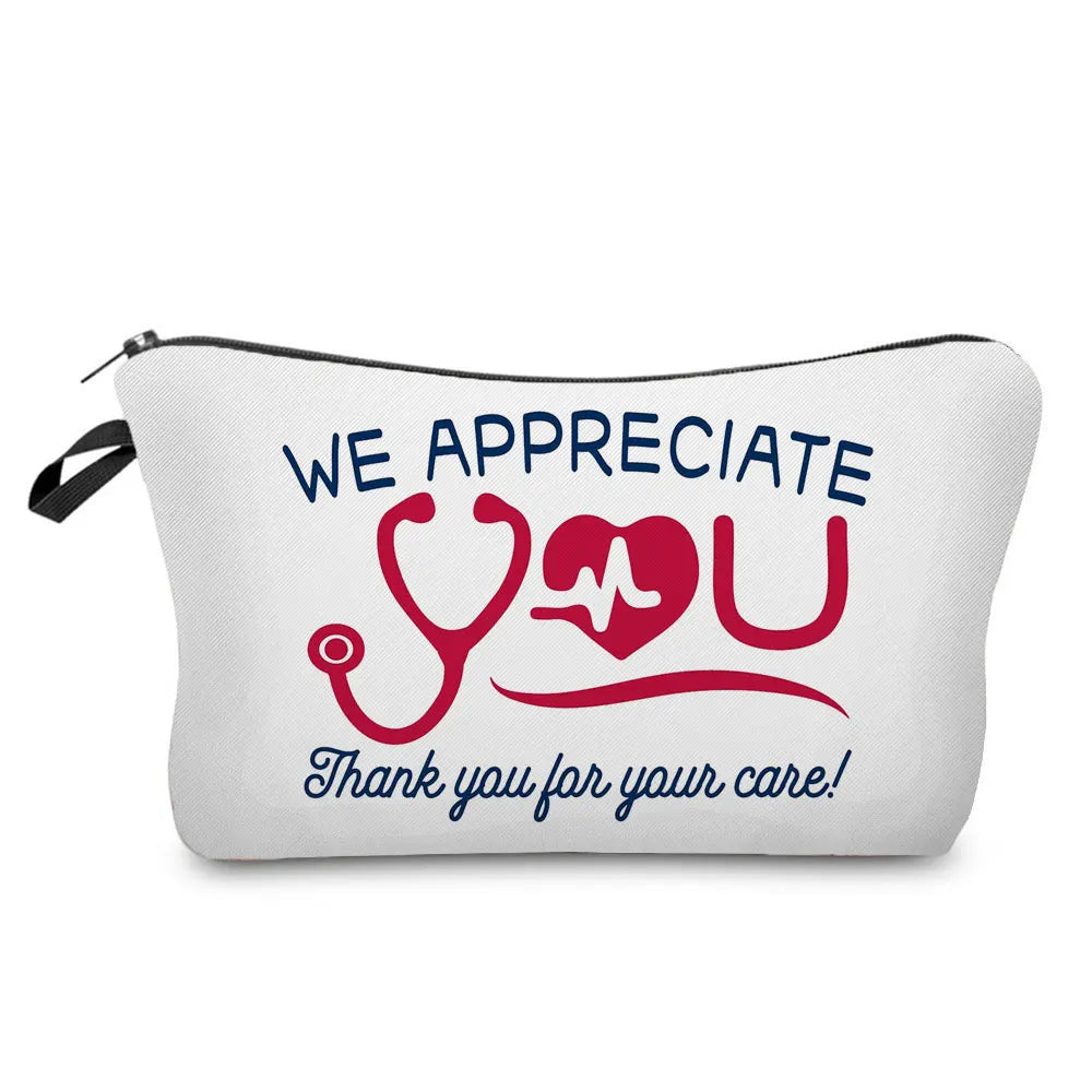 Nurse Makeup Bag Women Cosmetic Bag Toiletry Travel