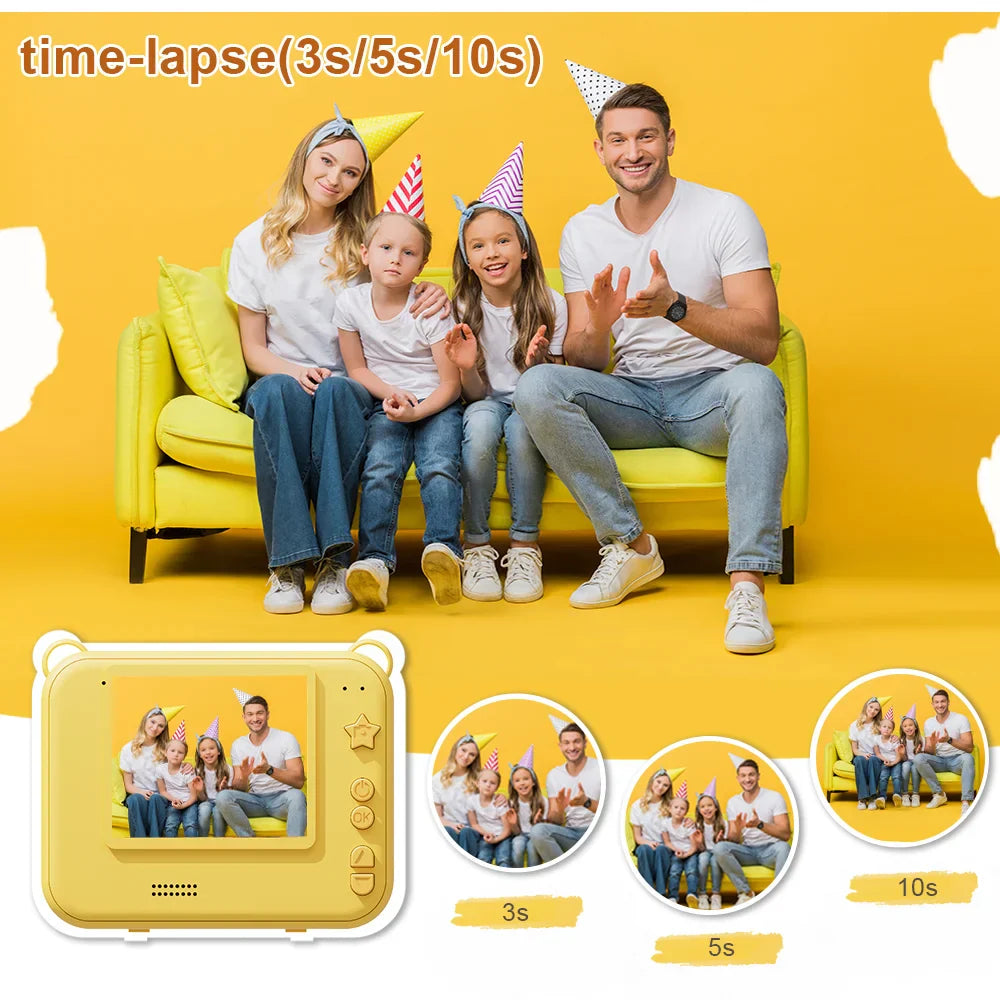 Instant Print Camera For Kids, Christmas Birthday Gifts
