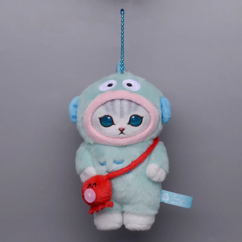 Sanrio Keychain Kuromi Ugly Fish Cat Cinnamoroll Crossdressing