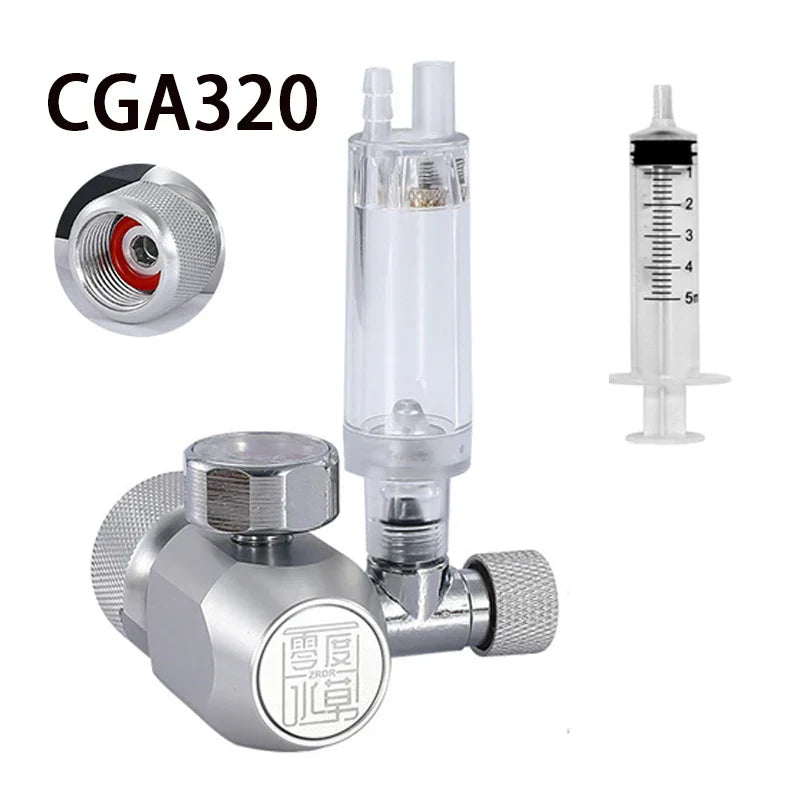 Aquarium CO2 regulator Aquarium aluminum alloy simple single