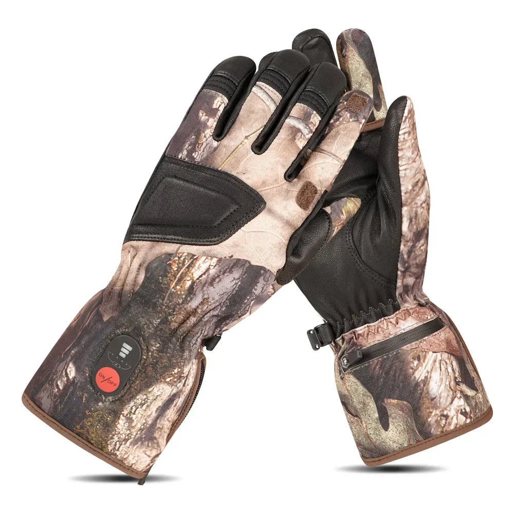 Heated Tactical Gloves Unisex Winter Warm 3 Levels