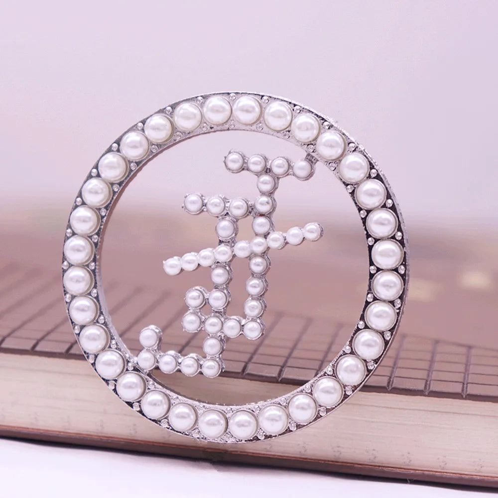 Apparel Decor Pearl Inlaid Letters Jack And Jill